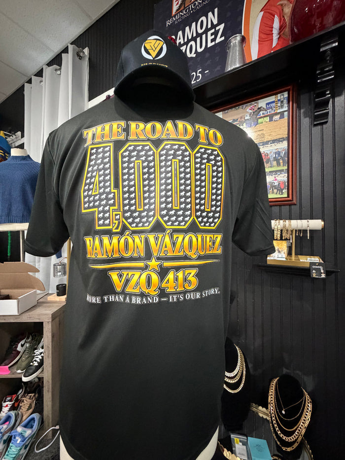 Ramón Vázquez 4,000 Overall Wins Limited-Edition T-Shirt