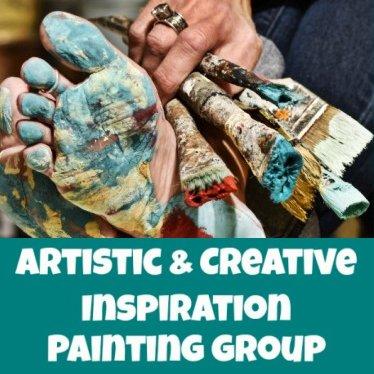 Artistic & Creative Inspiration Painting Group - Monthly Membership Auto renew