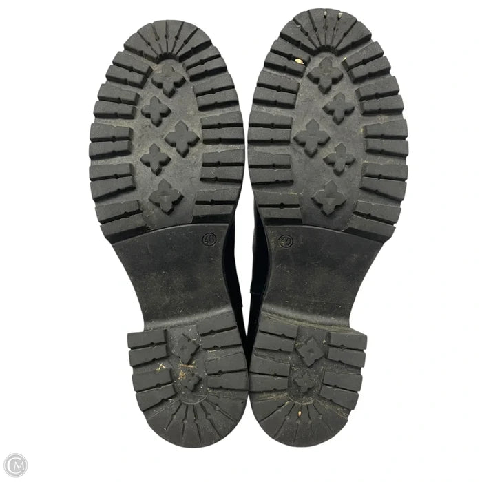 Boots Mid-calf Heels By Anthropologie In Black, Size: 9.5