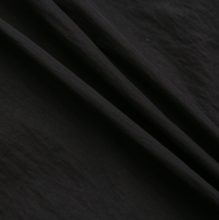 dress tafetta bubble hem bow jumper - black