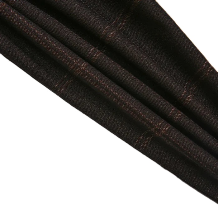 pants plaid - chocolate brown