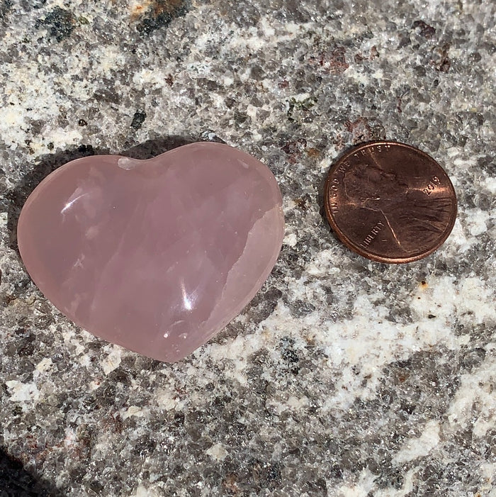Rose Quartz Heart