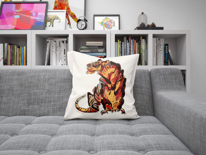 Tiger Throw Pillow, Animal Pillow, Art Pillow, Black White Pillow, Beautiful Pillow, Large Pillow Cases, Housewarming Gift, Sofa Pillows
