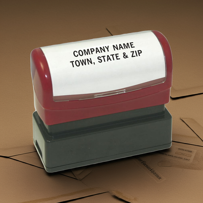 1132336 2 Line Custom Stamp Pre-Inked Stamp