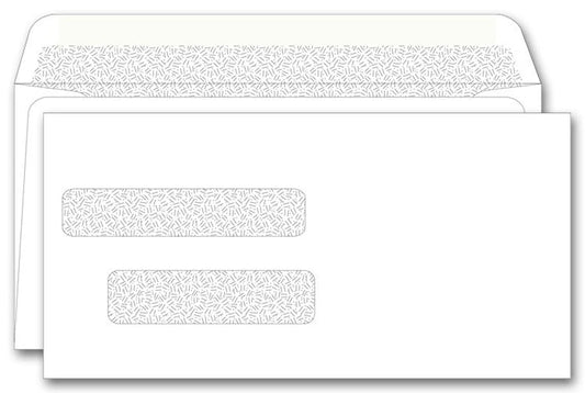 125041N Double Window Envelope 4 3/8 x 8 3/4" QTY 100