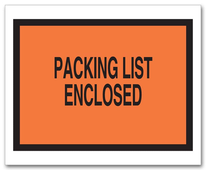 733 Packing List Envelope with Pressure Sensitive Backing 5 1/2 x 4 1/2"