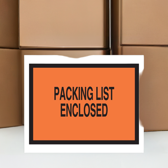 733 Packing List Envelope with Pressure Sensitive Backing 5 1/2 x 4 1/2"