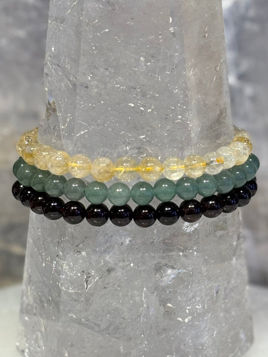 Abundance & Prosperity, Set of 3 Beaded Bracelets