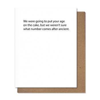 Ancient Bday Card
