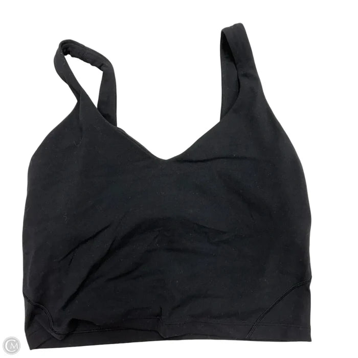 Athletic Bra By Lululemon In Black, Size: M