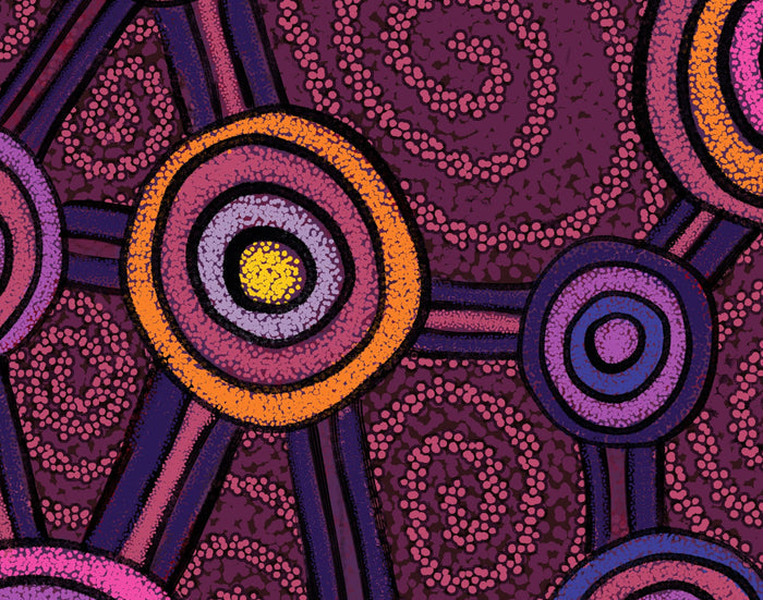Australian Aboriginal Wall Art Prints, Abstract Art Print, Art Print, Artwork And Prints For Walls, Modern Art Painting, Bedroom Decor
