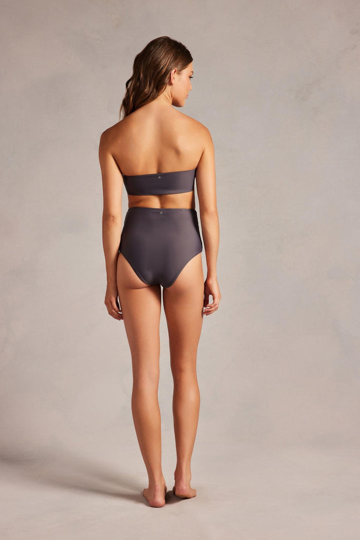 Bandeau Swimsuit Top - Carbonite