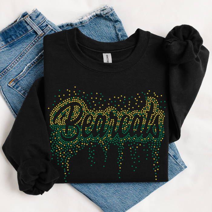 Bearcats Ombre Drip RHINESTONE TRANSFER