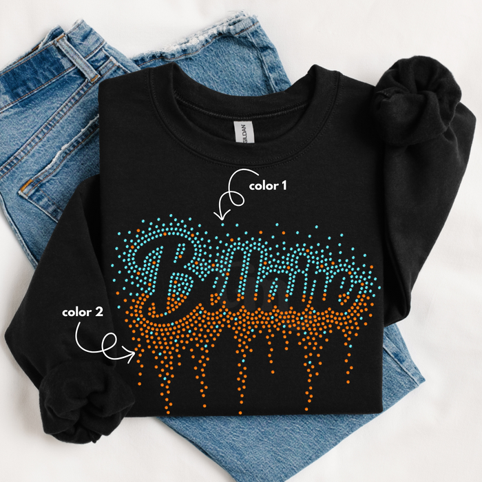 Bellaire Ombre Drip SPANGLE TRANSFER