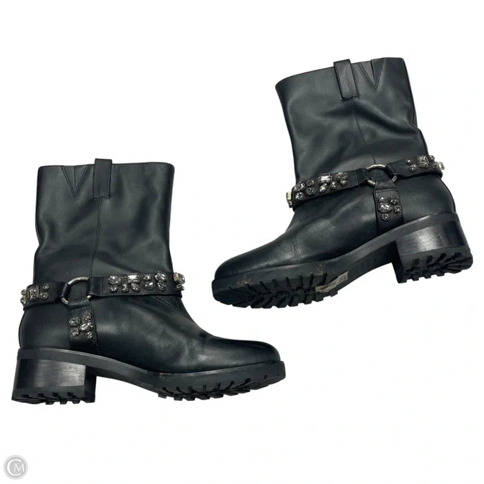 Boots Ankle Heels By White House Black Market In Black, Size: 8.5