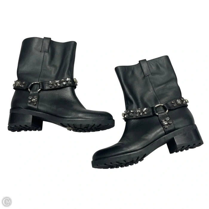 Boots Ankle Heels By White House Black Market In Black, Size: 8.5