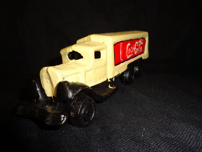 Cast Iron Toy - Coca-Cola Delivery Truck-Jantiques LLC.