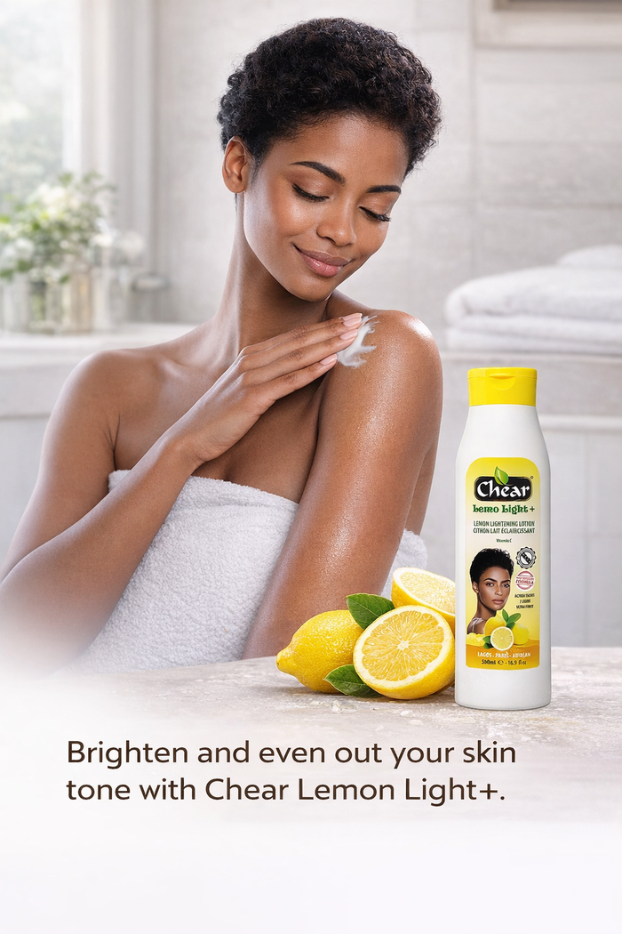 Chear Lemon Body Lotion 500ml with Lemon Extract & Vitamin C | Daily Brightening Moisturise