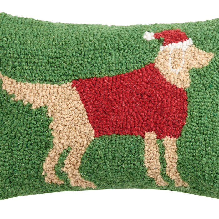 Christmas Golden Retriever Dog Hook Pillow