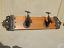 Coat Rack - Retro Style Cast Iron Water Tap 2 on solid wood-Jantiques LLC.