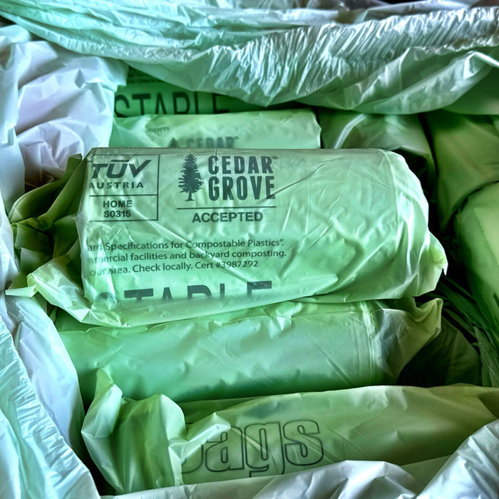 COMPOSTABLE 24 X 33 1.0 MIL GREEN 13GAL LINERS 250/CS