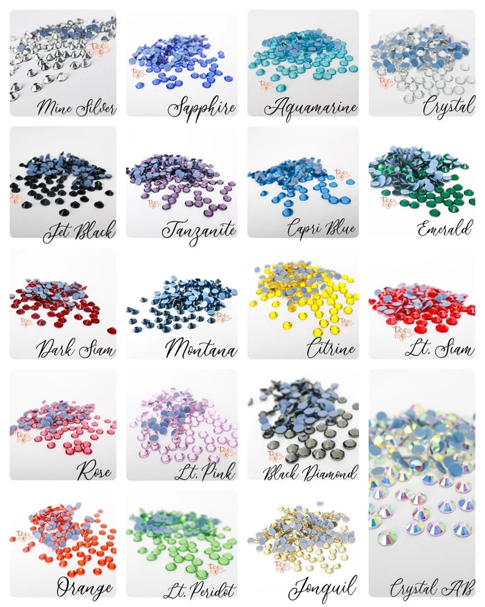 Custom Arched Athletic Scatter RHINESTONE TRANSFER 7-10 BUSINESS DAY TAT