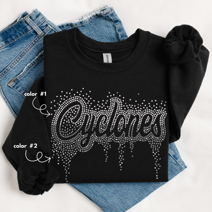 Cyclones Ombre Drip SPANGLE TRANSFER