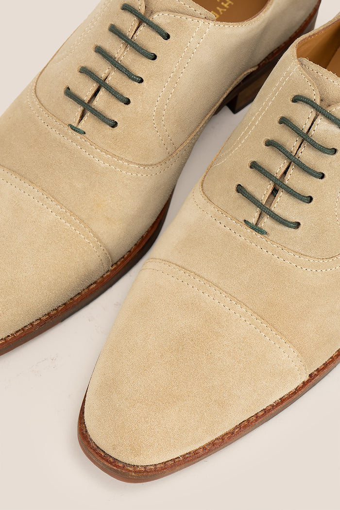 Elise Sand Suede Oxford Shoe | Oswin Hyde