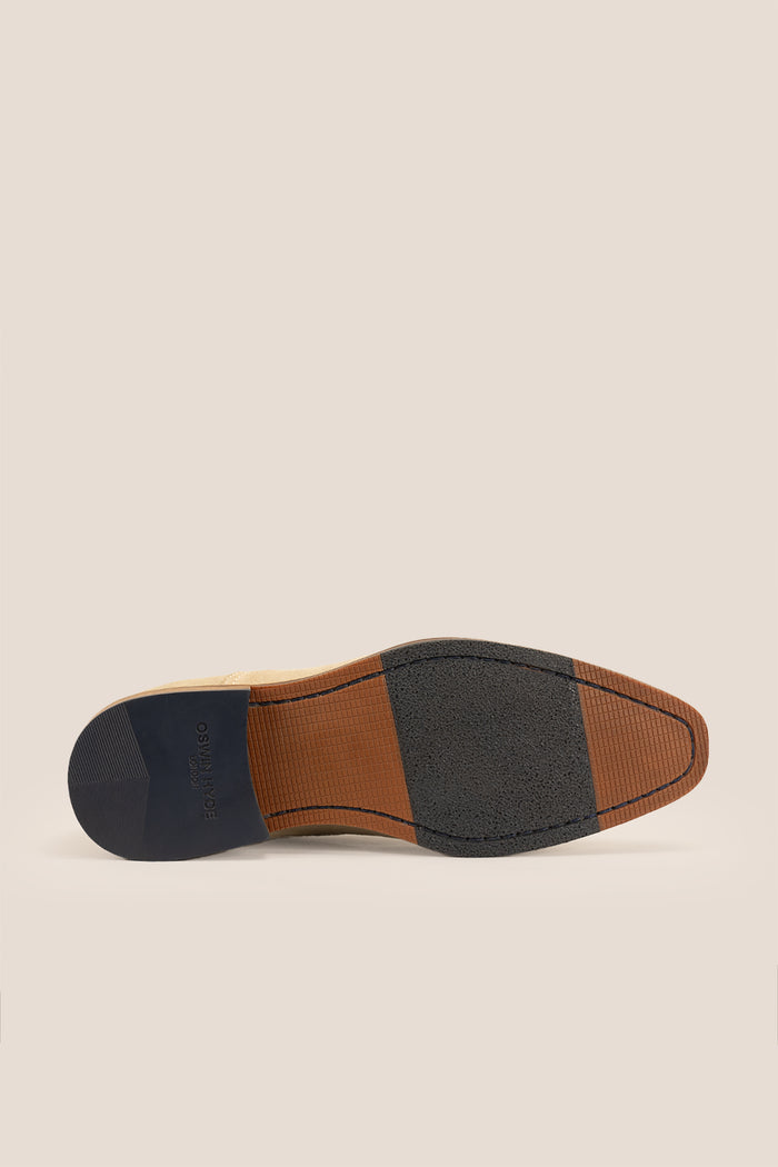 Elise Sand Suede Oxford Shoe | Oswin Hyde