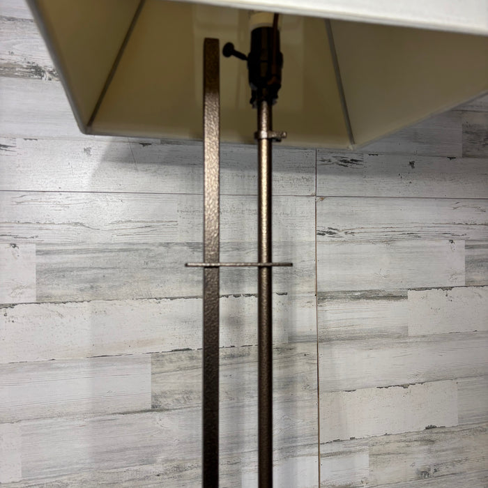 Floor Lamp with Built In End Table