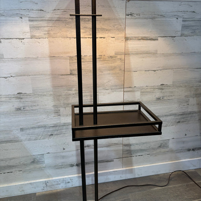 Floor Lamp with Built In End Table