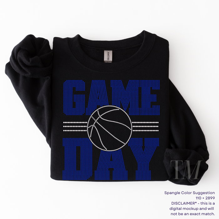 Game Day Basketball SPANGLE TRANSFER
