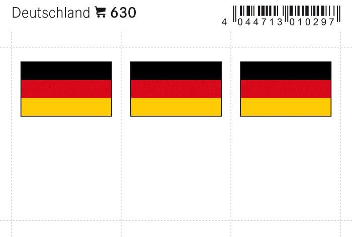 Germany Flag Labels