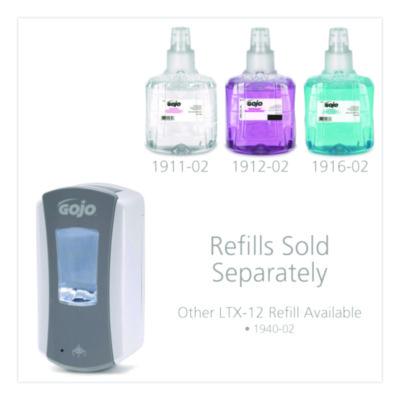GOJO 1984 1200ml WHITE/GRAY TOUCH FREE LTX FOAM SOAP DISPENSER
