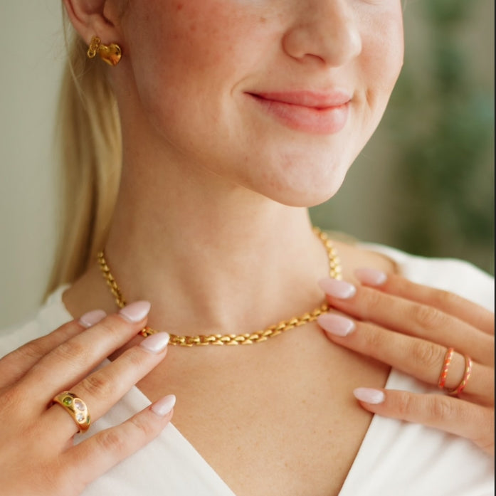 Golden Geo Necklace