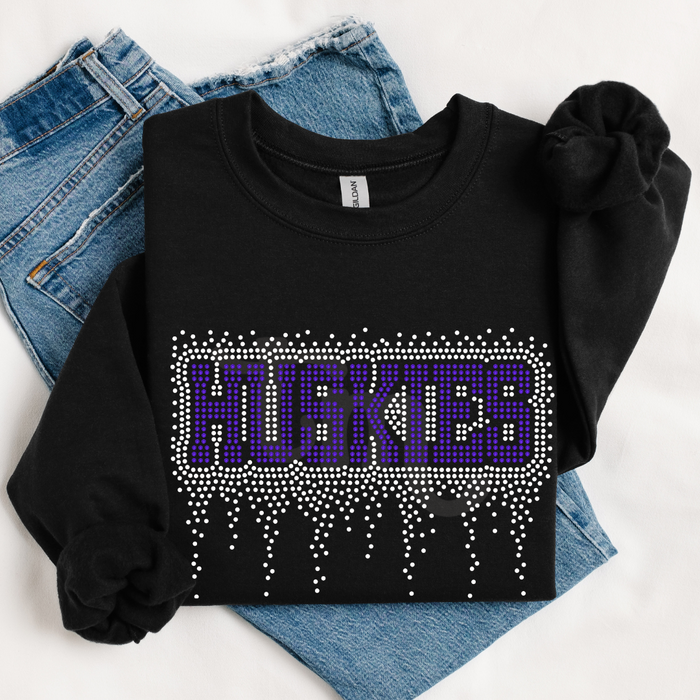 Huskies Athletic Drip SPANGLE TRANSFER