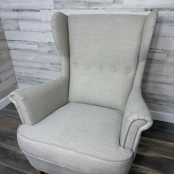 IKEA Strandmon Wingback Chair Gray