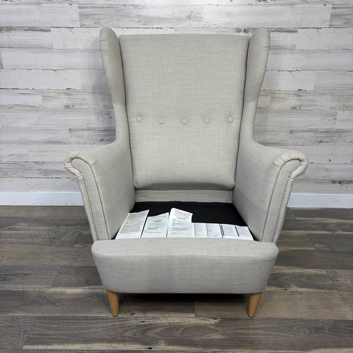 IKEA Strandmon Wingback Chair Gray