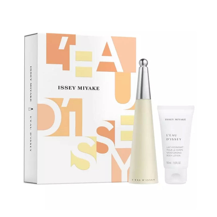Issey Miyake L'eau D'issey Eau De Toilette 50ml & Body Lotion 50ml Gift Set