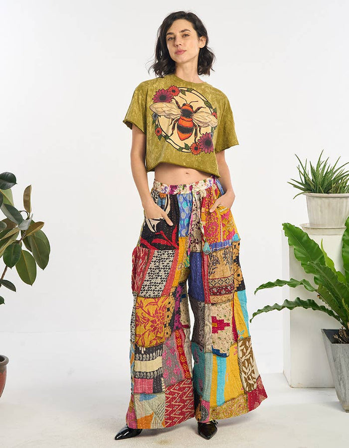 Kathmandu Kantha Cotton Patchwork Pant