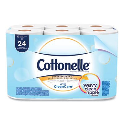 KLEENEX COTTONELLE CLEANCARE ULTRA TOILET PAPER 48x170/CS ( 12456 )