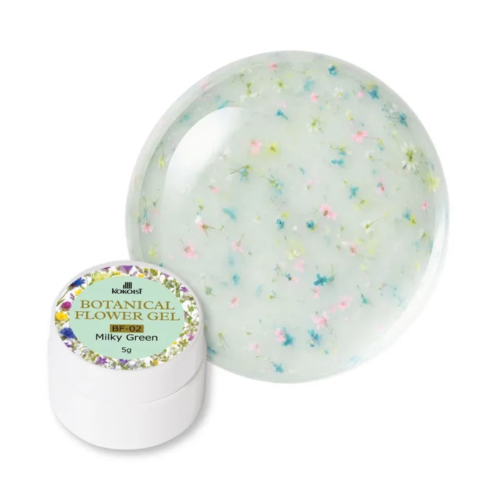 Kokoist Botanical Flower Gel Milky Green, 5g Color Gel KOKOIST