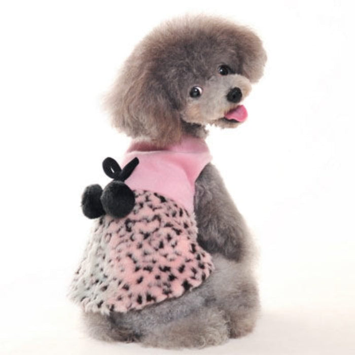 Dogo Pet Fashions Dresses XL Leopard Print Girl Pet Dress