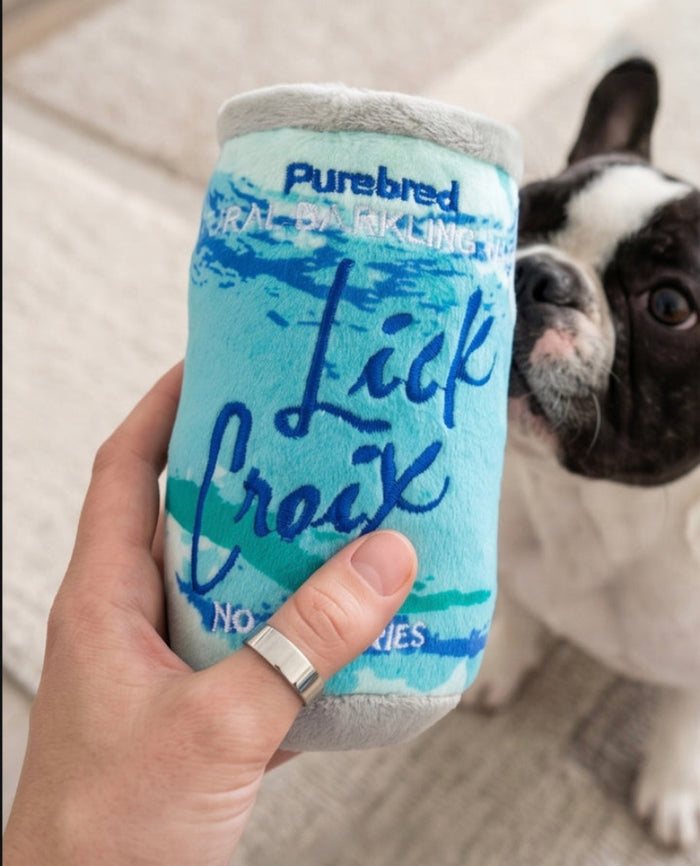 LickCroix Purebred Plush Squeaky Dog Toy - 2 Sizes