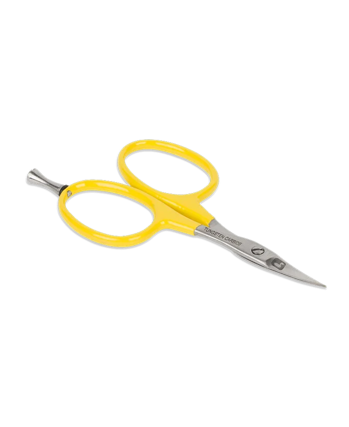 Loon Outdoors Tungsten Carbide Curved Micro Tip Scissors w/ Precision Peg