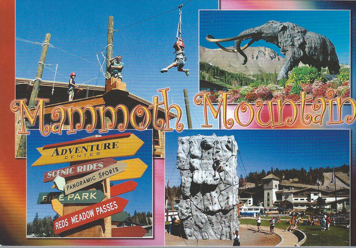 Mammoth Mountain Collage Postcard-QTY=50