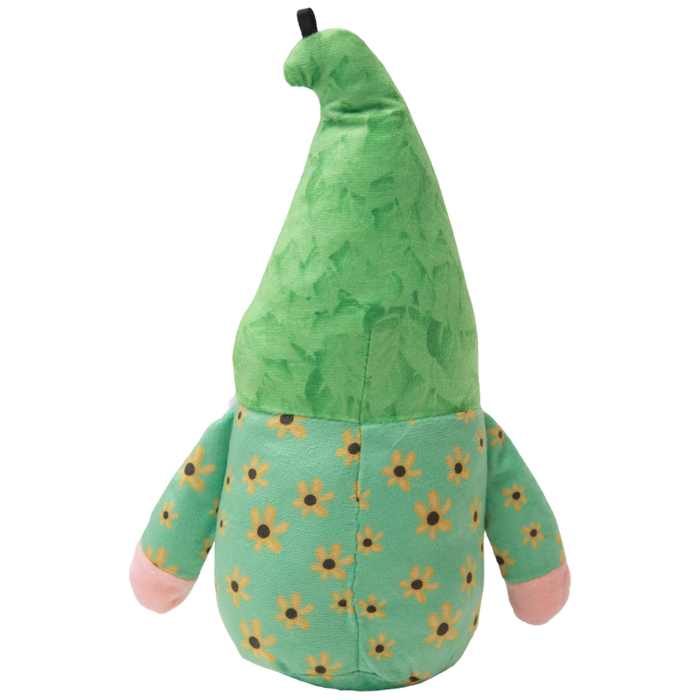 Meadow the Gnome Green Plush Squeaky Dog Toy - 10"