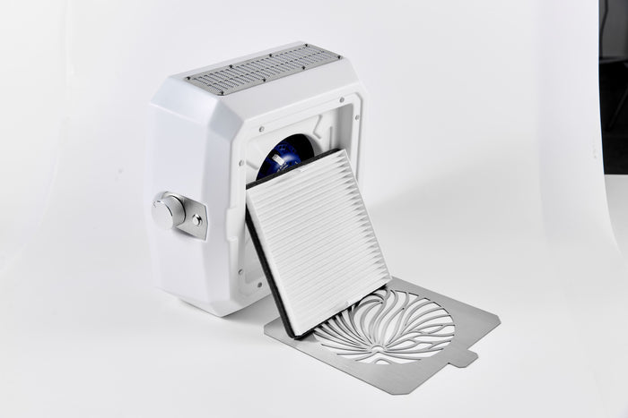 MicroStop Base Pro White nail dust collector Dust Collector MicroSTOP