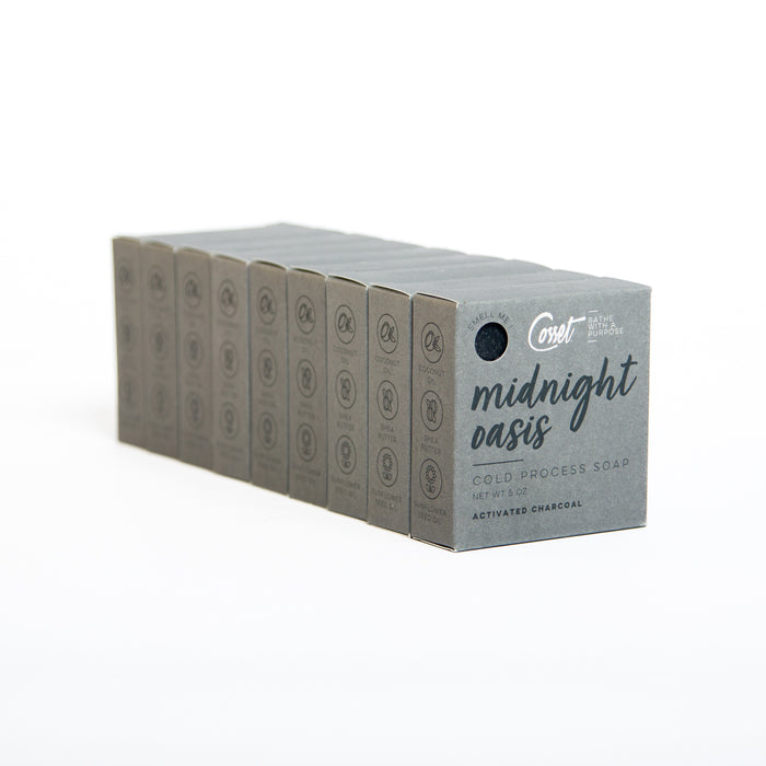 Midnight Oasis - Cold Process Palm Free Soap Box Set