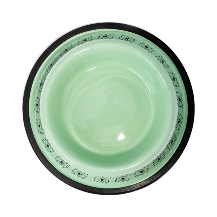 JoJo Modern Pets Bowls Mint Unicorn 24oz. Designer Plastic Non-Skid Dog Bowl
